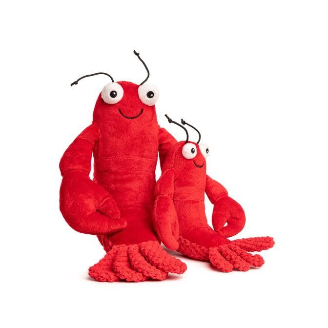 Fabdog Floppy Lobster Plush Dog Toy, Size: Small