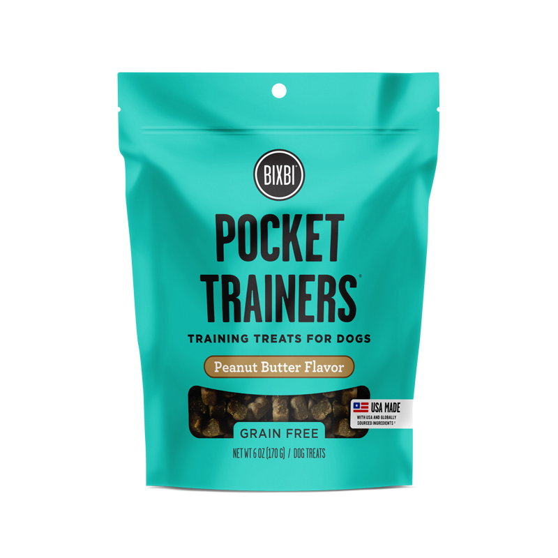 Bixbi Pocket Trainers Peanut Butter Flavor Dog Training Treats 6-oz