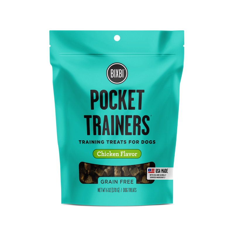 Bixbi Pocket Trainers Chicken Flavor Dog Training Treats 6-oz