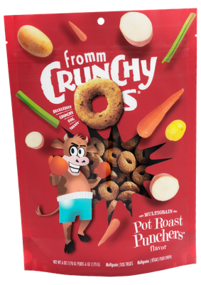 Fromm Crunchy O's Pot Roast Punchers Dog Treats 6-oz