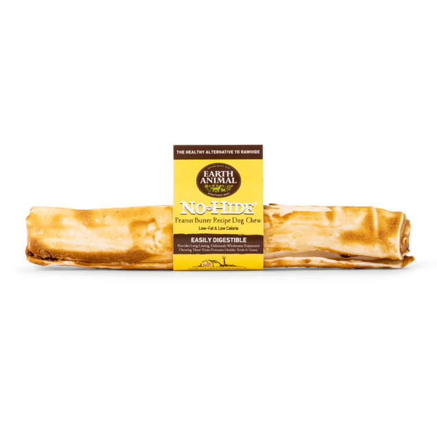 Earth Animal No-Hide Peanut Butter Chew Large Dog Treats