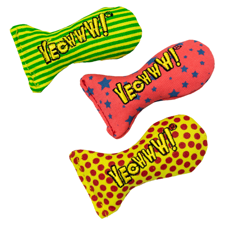 DuckyWorld Products Yeowww! Stinkies Catnip Sardines Cat Toy