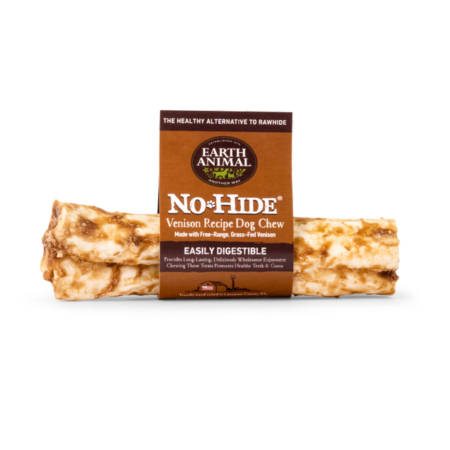 Earth Animal No-Hide Venison Chew Medium Dog Treats