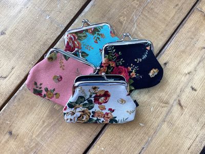 Pika & Bear - “Chintz-y” Floral Change Purse