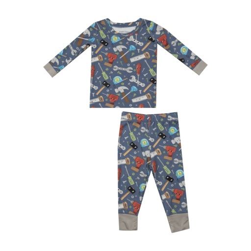 Happy Toolbox - L/S Loungewear Set, Size: 5, Colour: DARK BLUE, Season: AD FALL 2024