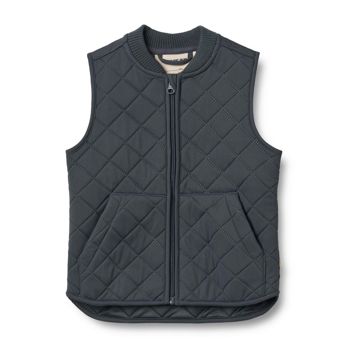 Wheat Thermo Gilet Ede, Colour: Ink, Size: 2y