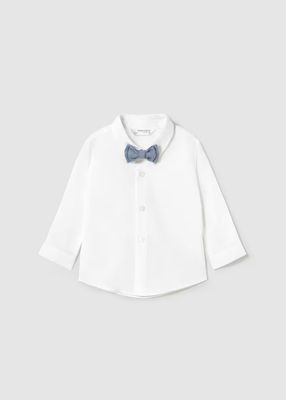 Mayoral/#1102/Infant/L/S Shirt/White