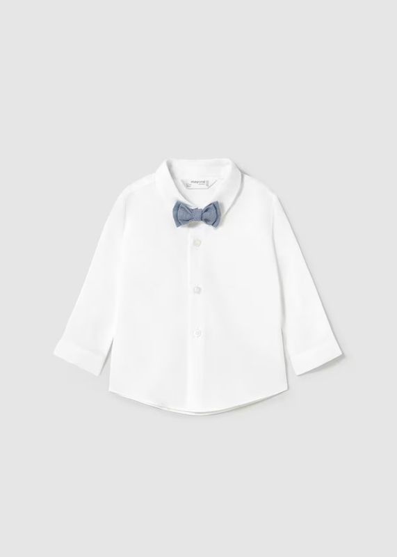 Mayoral/#1102/Infant/L/S Shirt/White