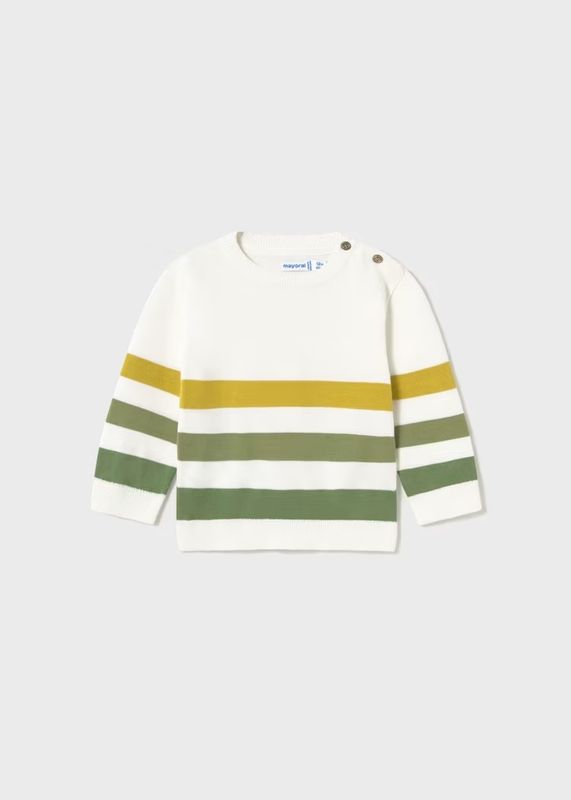 Mayoral/#1301/ Infant/Boys Striped Sweater/Salvia