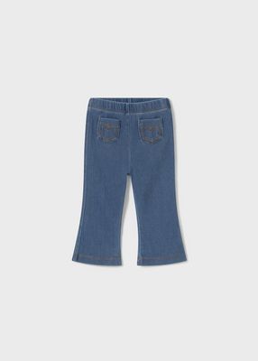 Mayoral/#1731/Infant/Girls Flare Denim Legging/Medio