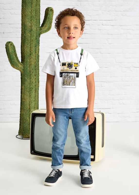 Mayoral/#3567/Kids/Denim Pants/Medium Blue