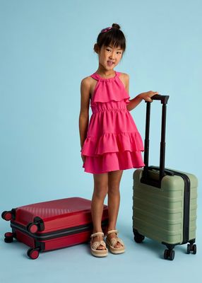 Mayoral/#3933/Kids/Girls Ruffle Dress/Peony