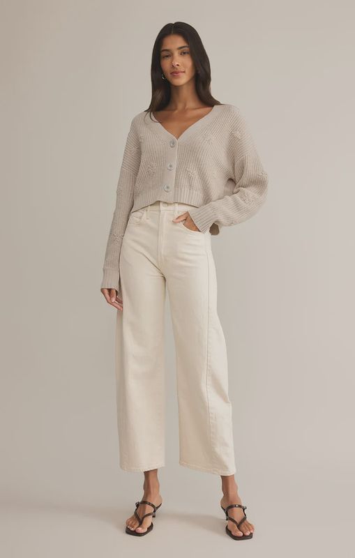 Fleur Cardigan - Parchment