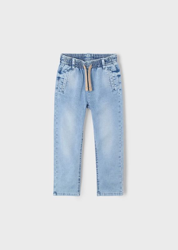Mayoral 3564/Boys Soft Denim Jogger/Bleach