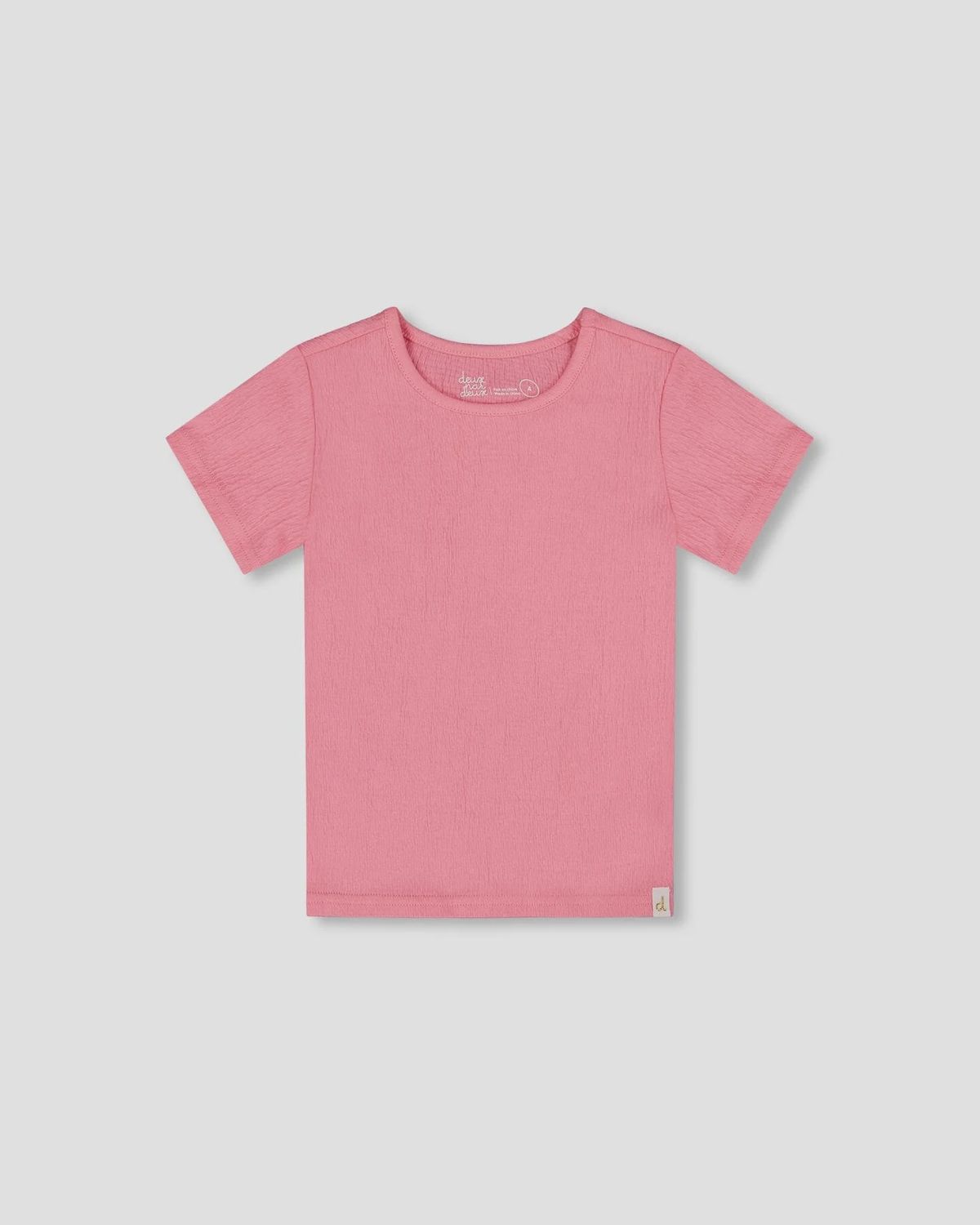 Deux Par Deux/Crinkle Jersey Top/Prism Pink