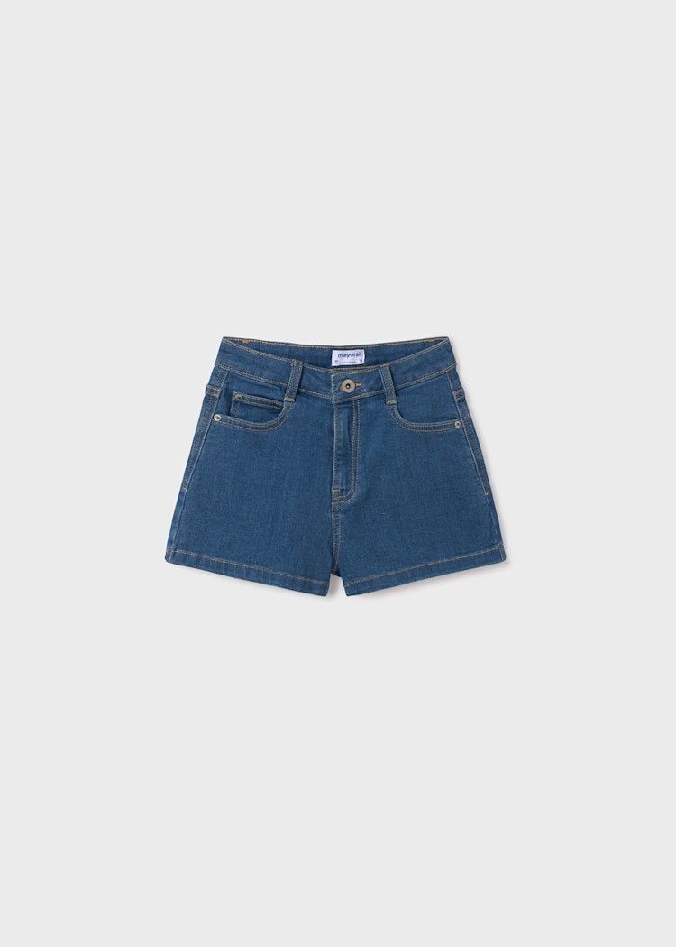 Mayoral 235/Girls Basic Denim Shorts/Medio