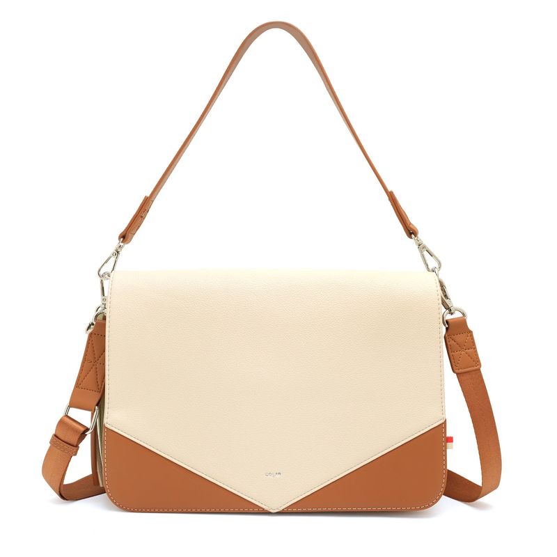 THE &#39;LUCKY&#39; SHOULDER BAG CROSSBODY - ECRU