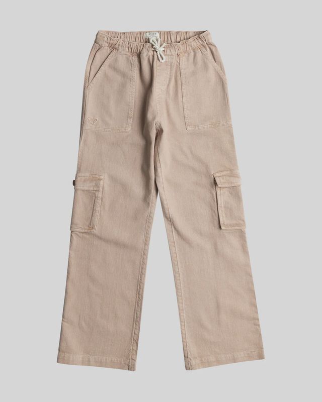 Girls Precious Cargo Pant - Parchment