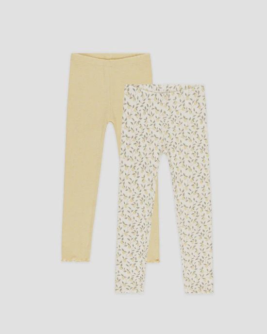 Ribbed Lemon Legging Set