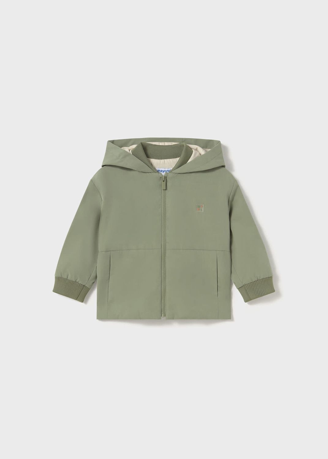 Mayoral 1477 Infant Windbreaker, Colour: Sage, Size: 6M