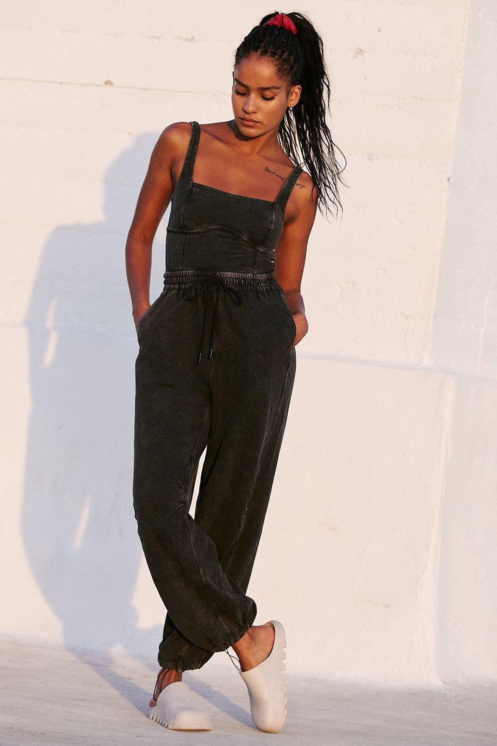 Free People/Inbound Onesie/Black
