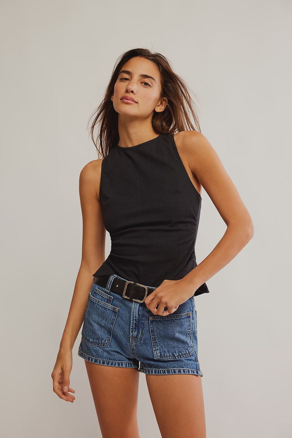 Free People/Kaylor Backless Top/Black