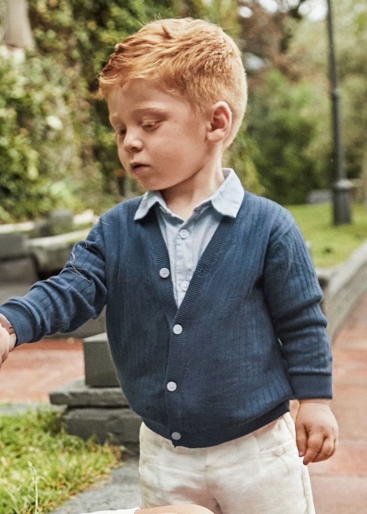 Mayoral 1305 Infant Ribbed Knit Cardigan
