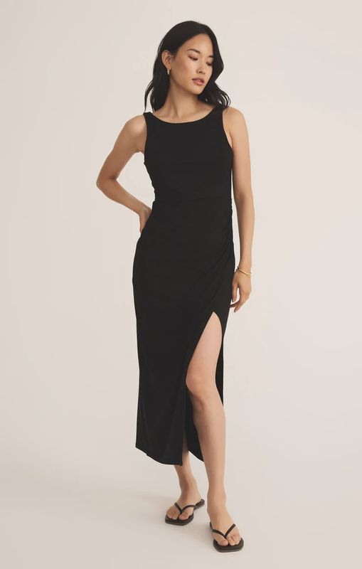 ZSupply/Valencia Midi Dress/Black