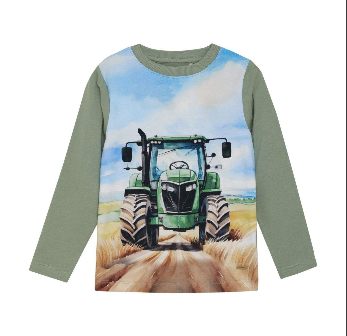 Minymo / Long Sleeve Green Tractor / 6812