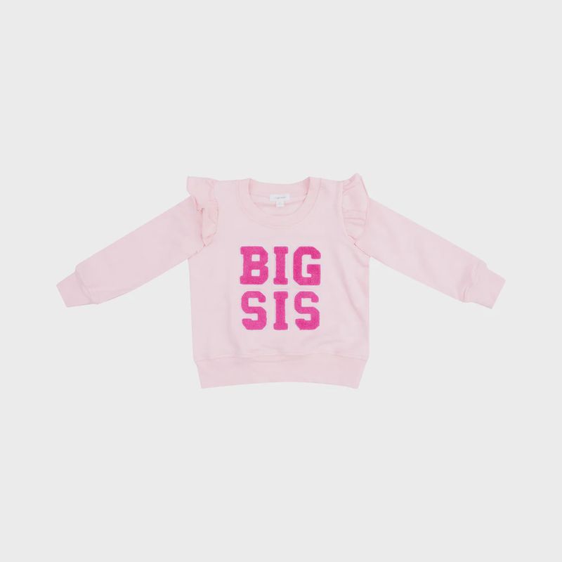 Big Sis Sibling Ruffle Sweatshirt