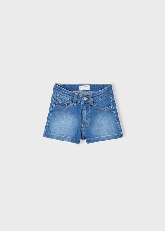 Mayoral 236 Girls Denim Shorts