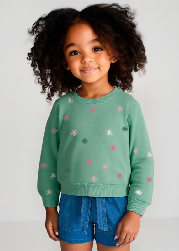 Mayoral 3202 Girls Paper-Bag Shorts