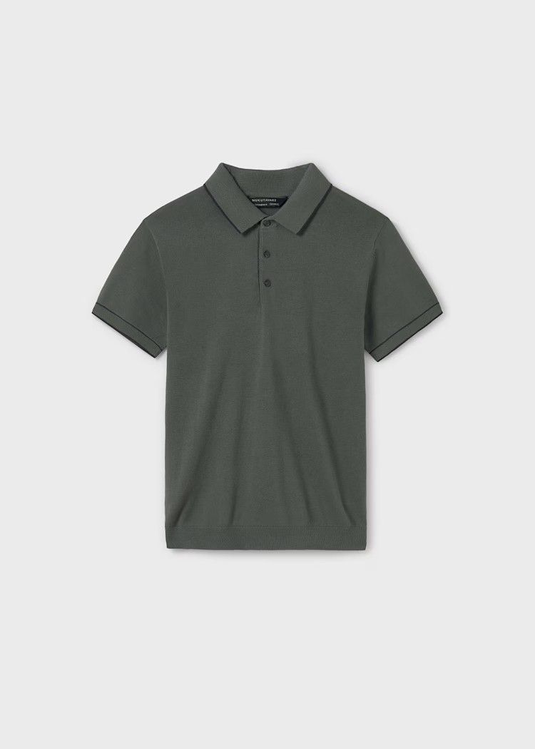 Mayoral 6129 Youth Knit Short Sleeved Polo