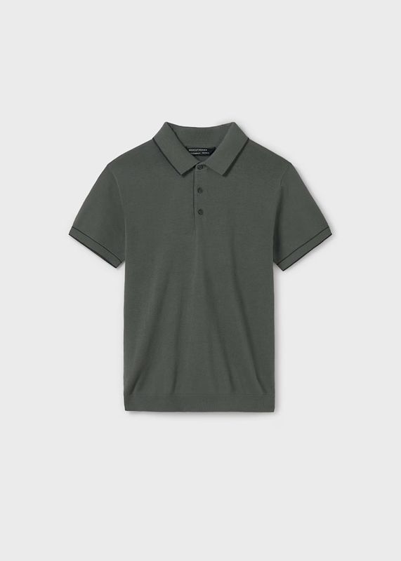 Mayoral 6129 Youth Knit Short Sleeved Polo