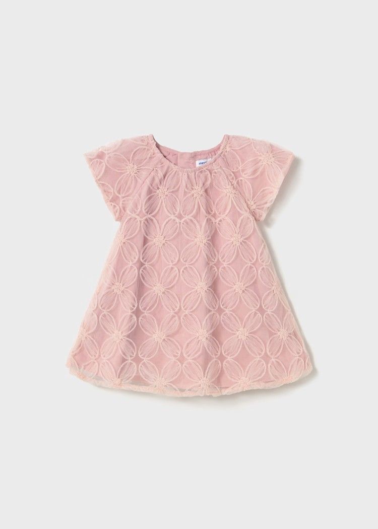 Mayoral 1982 Infant Embroidered Tulle Dress
