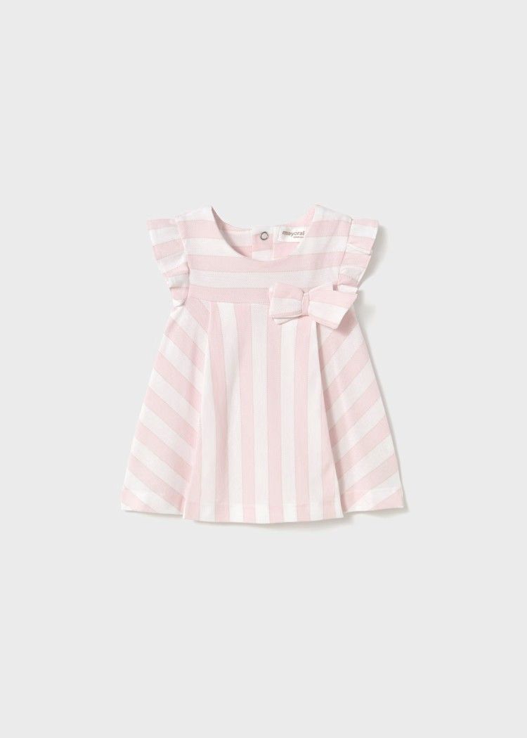 Mayoral 1847 Newborn Striped Dress
