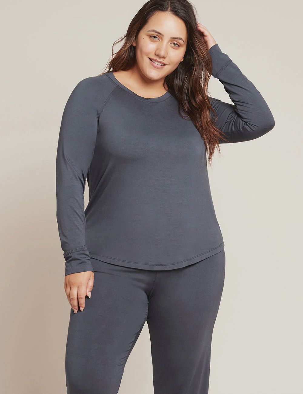 Boody/Goodnight Raglan Sleep Top/ Storm