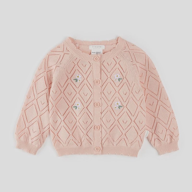 CARDIGAN KNIT PINK
