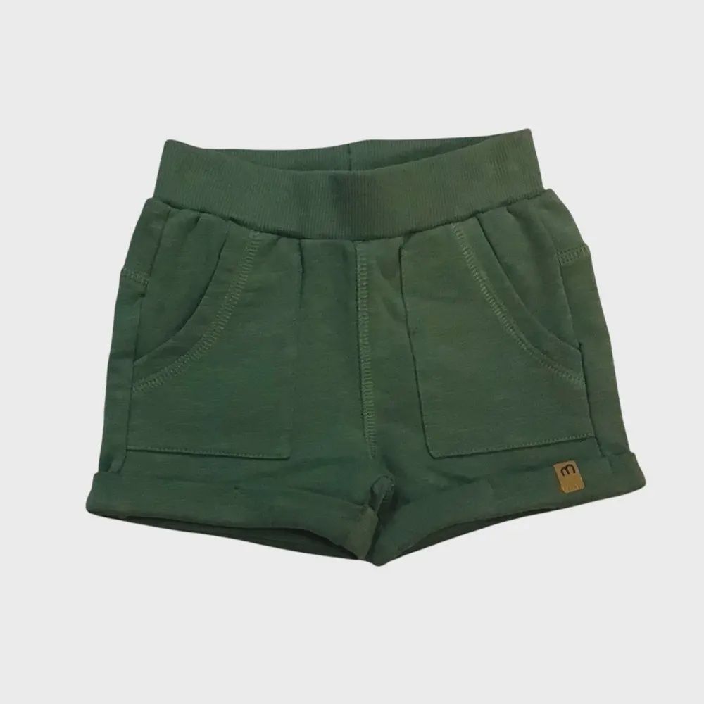 Minymo/#113933/Sweat shorts/Green