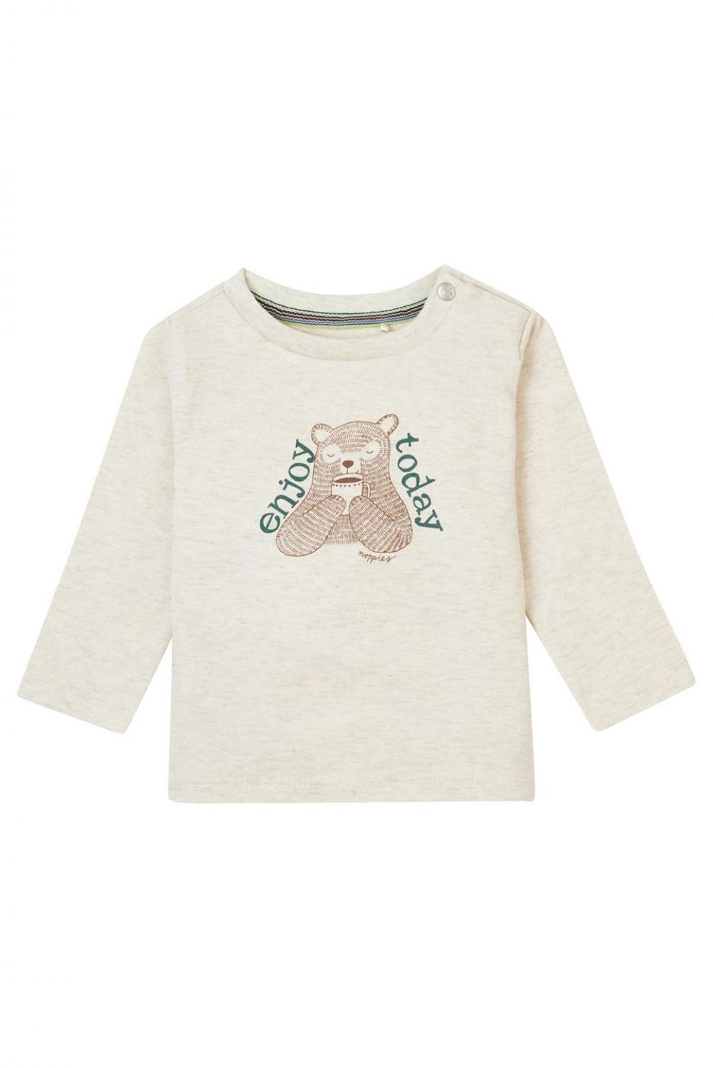 Boys Tee Gemenos long sleeve / Oatmeal Melange