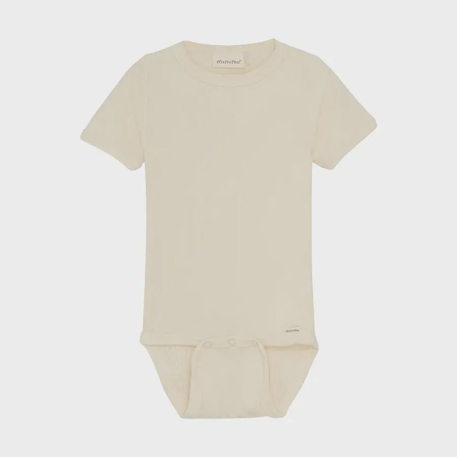 Minymo/#113900/SS Bodysuit/Cream