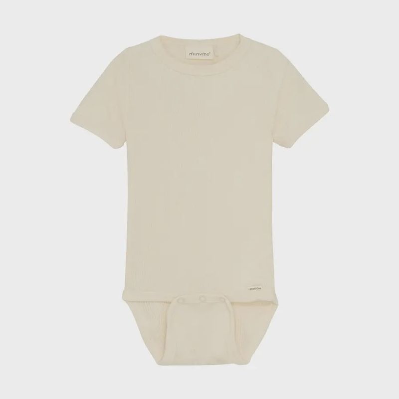 Minymo/#113900/SS Bodysuit/Cream