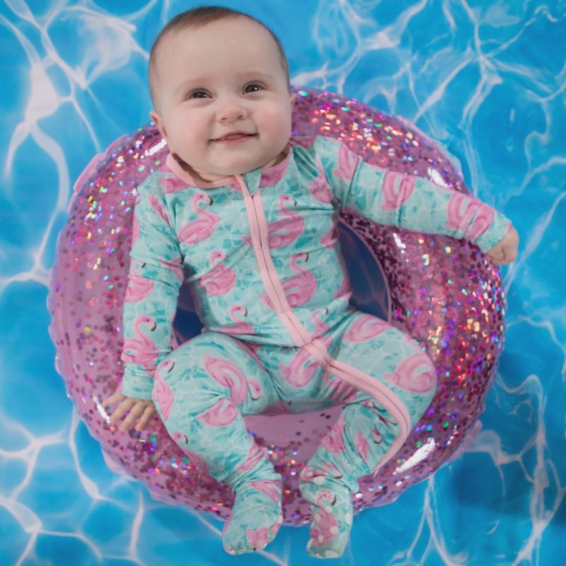 Kickee Pants/Footie 2 Way Zipper/Pool Party