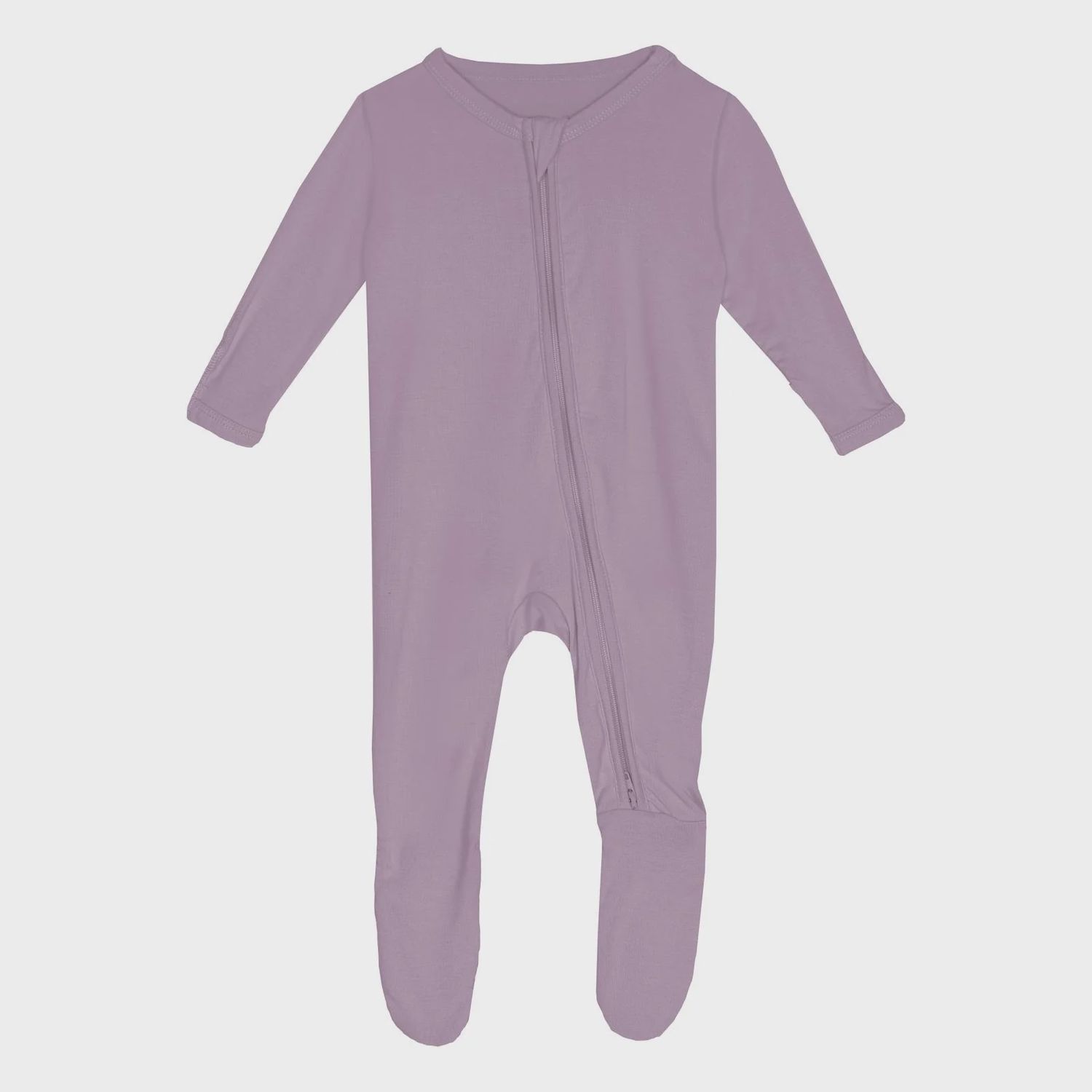 Kickee Pants/Footie 2 Way Zipper/Lavender