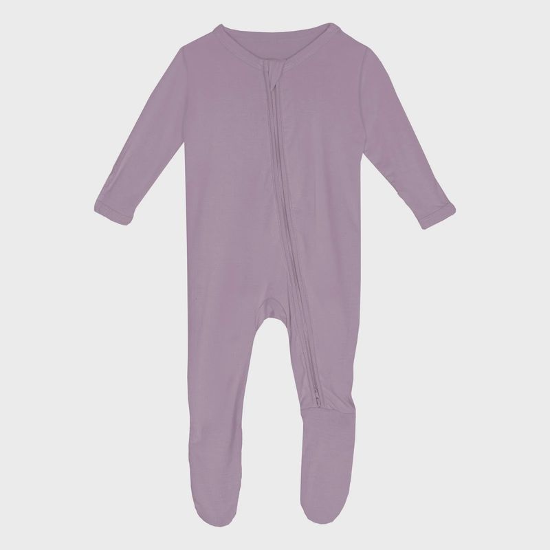 Kickee Pants/Footie 2 Way Zipper/Lavender