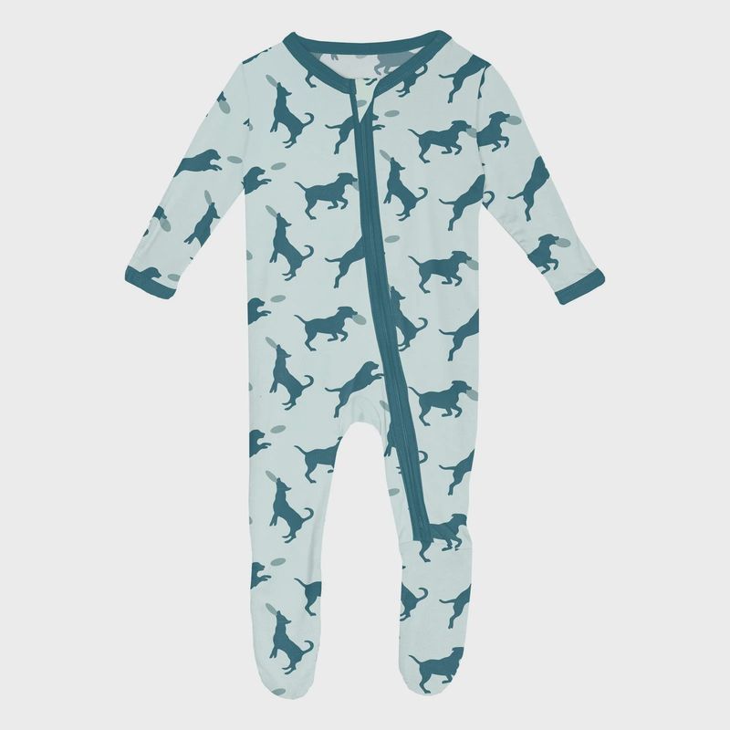 Kickee Pants/Footie 2 Way Zipper/Fresh Air Frisbee Labs