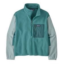 Patagonia/W’s Microdini 1/2 Zip P/O/Wetland Blue