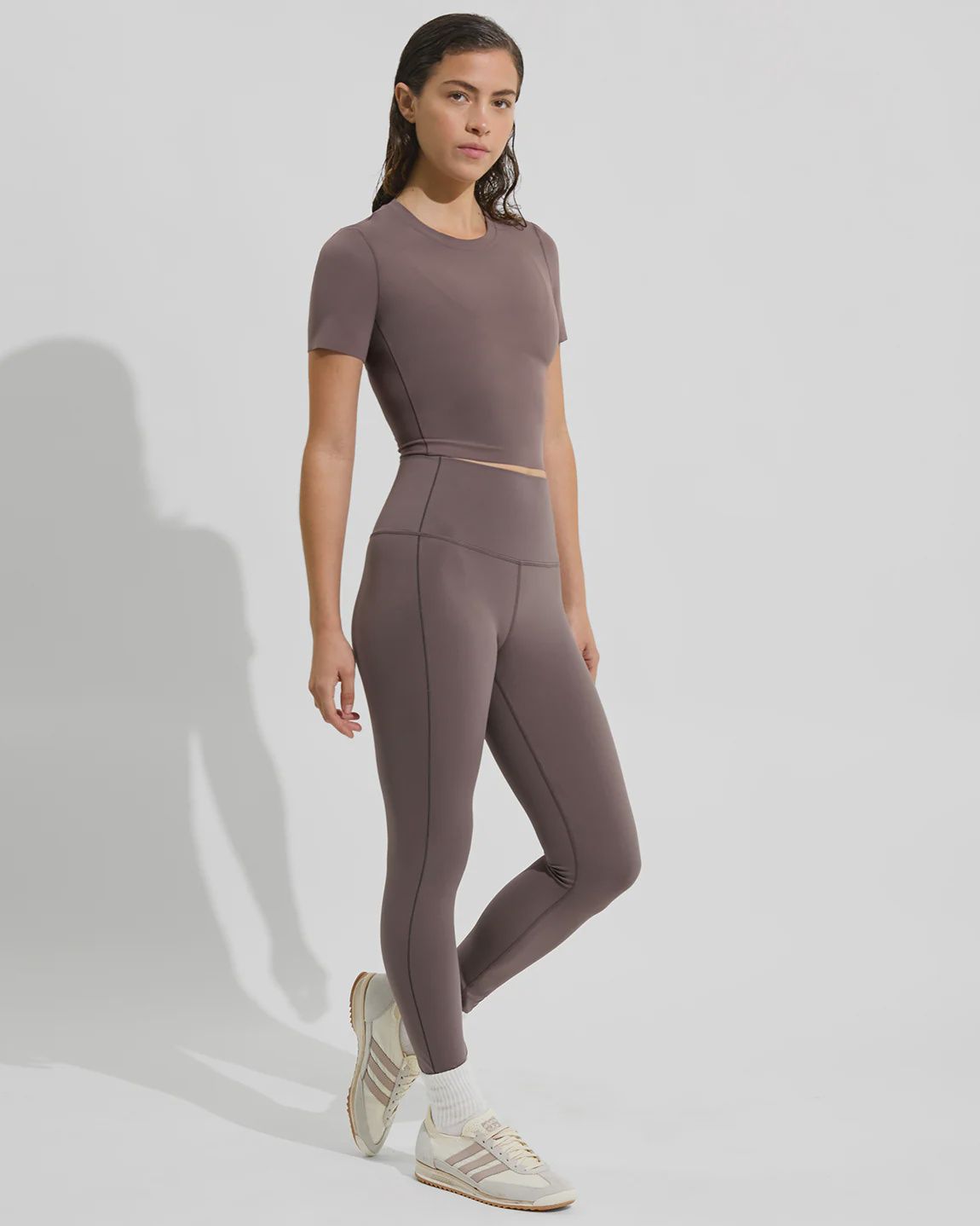 Super Moves Tight, Colour: Stormy (Deep Taupe), Size: XS