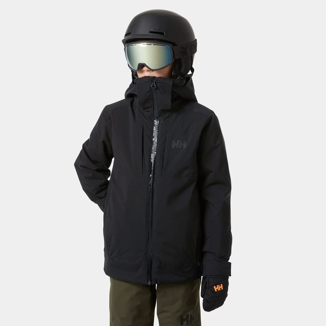 Juniors&#39; Alpha Ski Jacket In Black, Size: 9