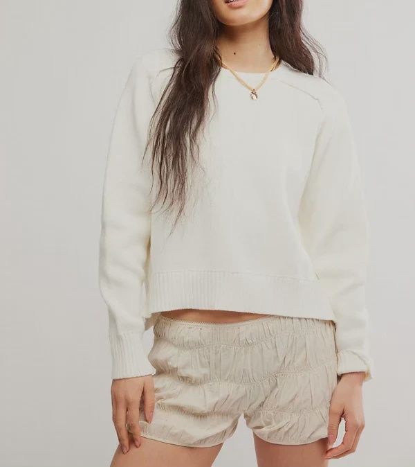 Spring Street Pullover -  Optic White